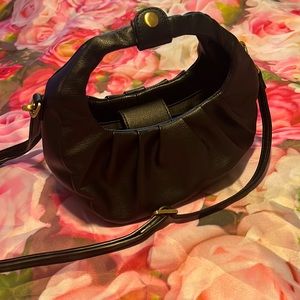Black shoulder purse